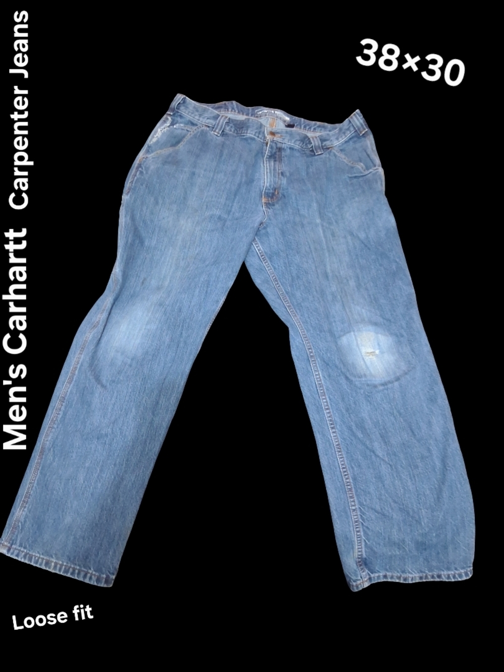 Clothes: Mens Carhartt Carpenter Jeans (38×30)